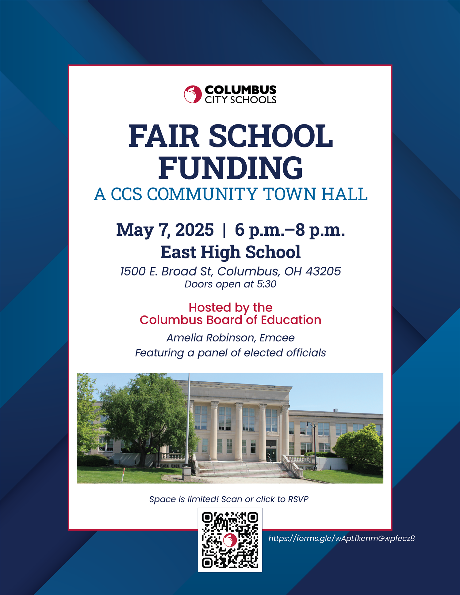 fair school funding townhall invite